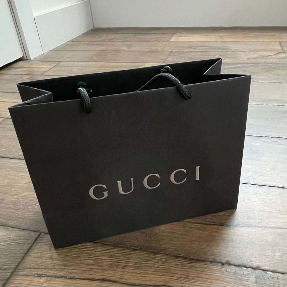 Gucci Charcoal Shopping Bag